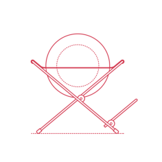 Objects Dish Drying Racks Line Art Svg Vector, Free Vectors File